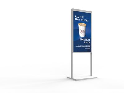 Ultra High Brightness Freestanding Double-Sided Display - White Background Image (1)