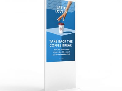 Android Freestanding Digital Poster